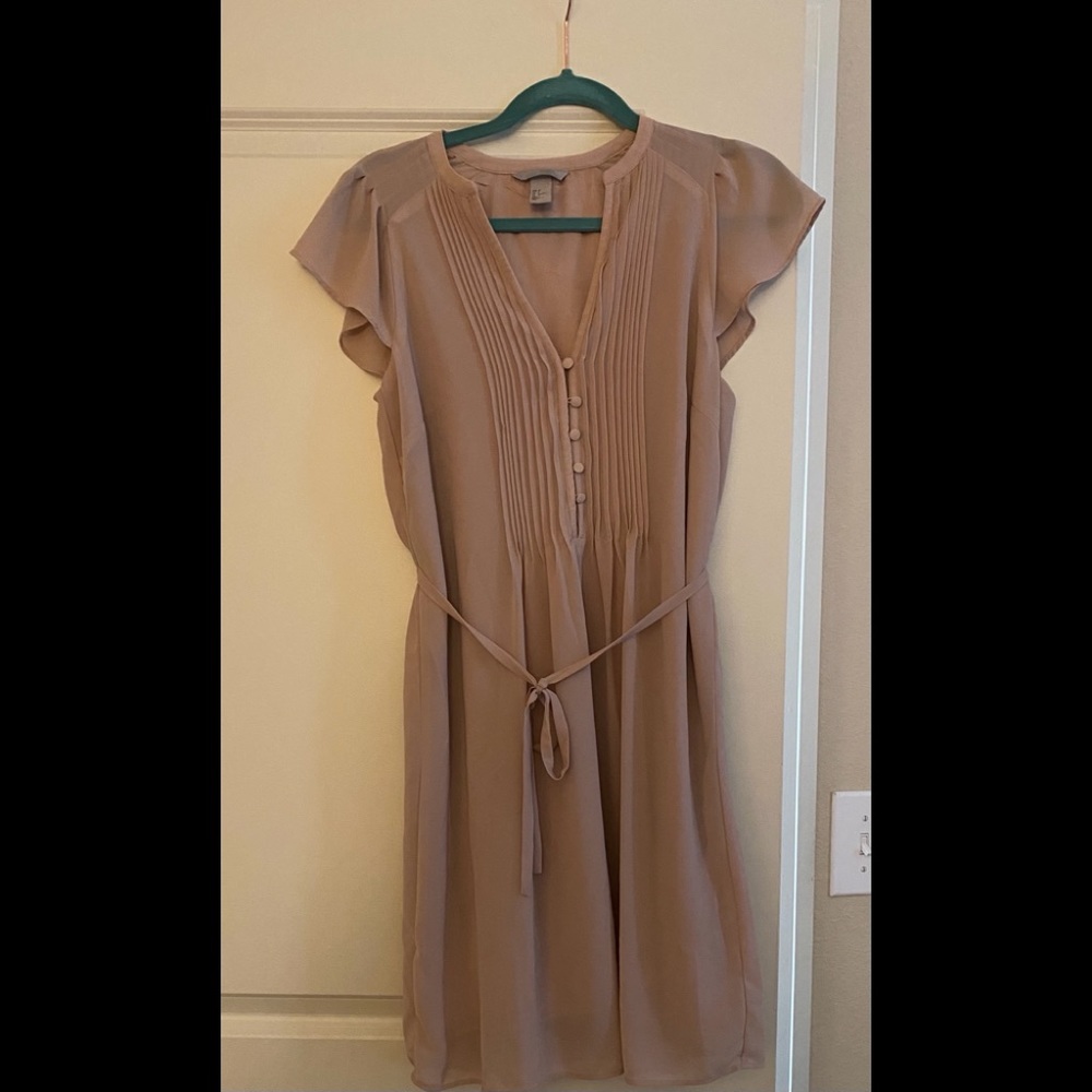 Rose nude H&M dress